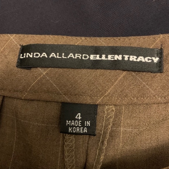 Linda Allard Ellen Tracy Wool Pants Size 4 - Picture 7 of 7